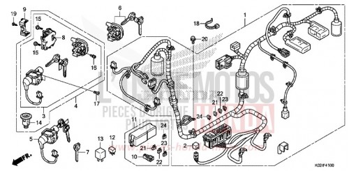 WIRE HARNESS SH150G de 2016